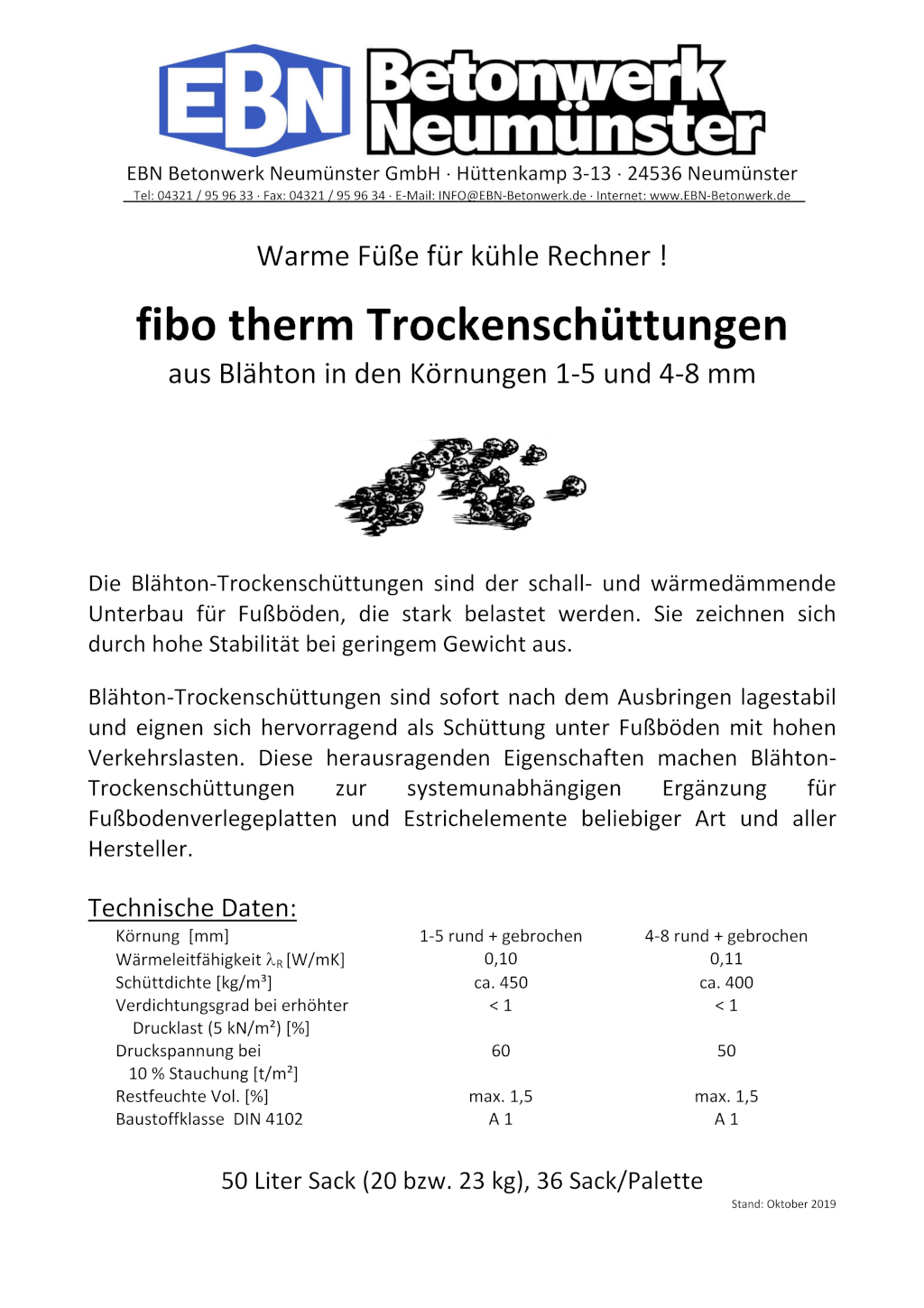 fibo therm Trockenschüttungen