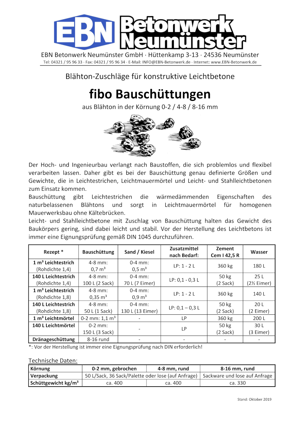fibo Bauschüttungen